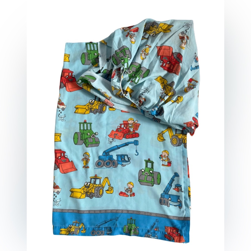 Bob the Builder Twin Sheet Set Flat & Fitted Blue